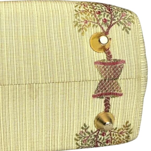 Handcrafted by Martie Yellow/Beige Tote Bag - Picture 9 of 10